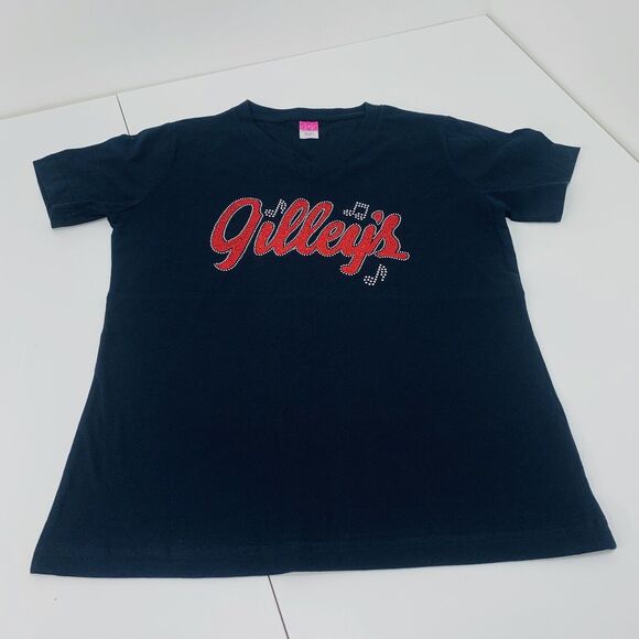 Gilley's nightclub Dallas Tx Bar Tshirt Mickey Gilley Country Music Beaded M - Picture 3 of 6